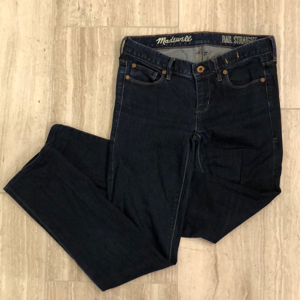 Madewell Rail Straight Jeans